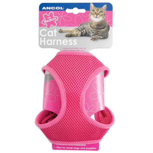 Ancol Soft Cat Harness Pink - Small
